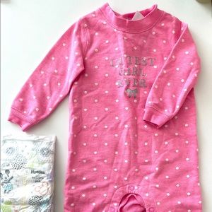 Carter’s Girl Sleep and Play footless Suit